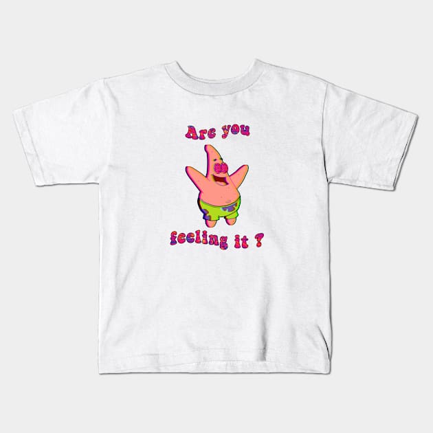 Patrick on Acid Kids T-Shirt by Leksal